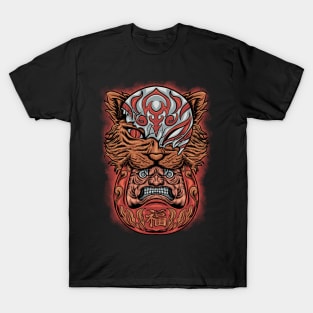 Cat Eat Daruma Japanese T-Shirt